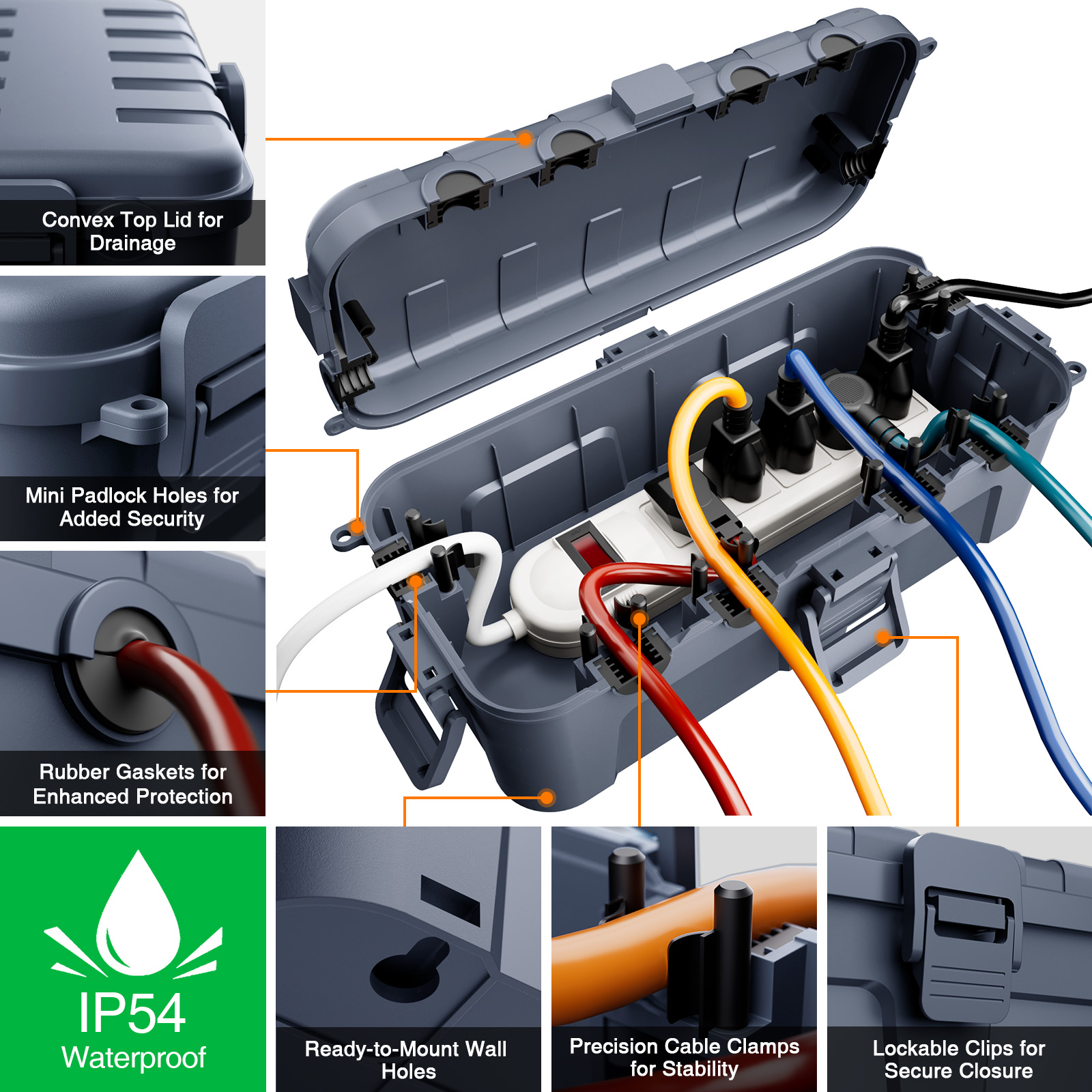 Weerbestendige beschermhoes vo - Outdoor Use Power Strip recensie en prijs