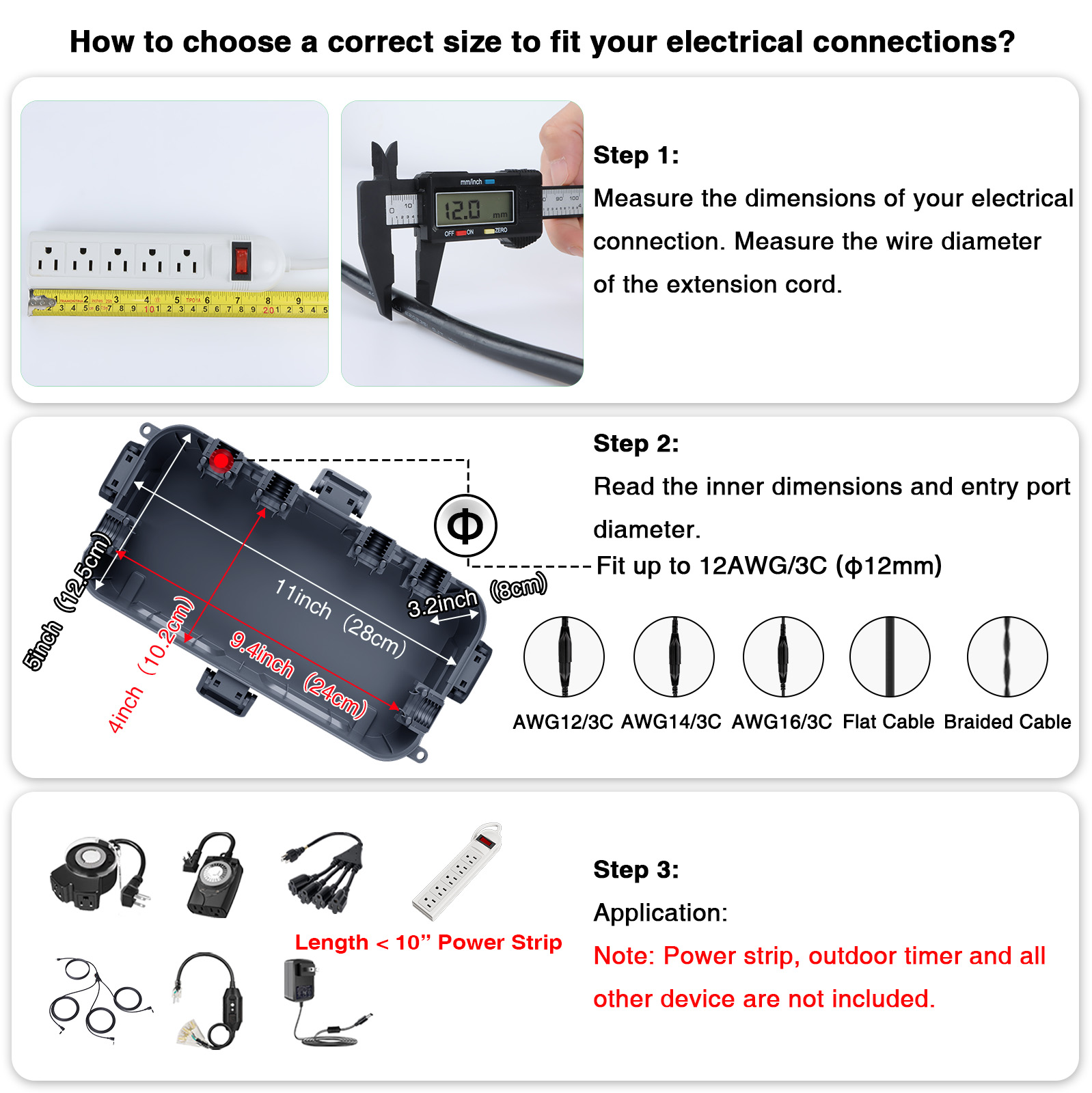 Weerbestendige beschermhoes vo - Outdoor Use Power Strip recensie en prijs