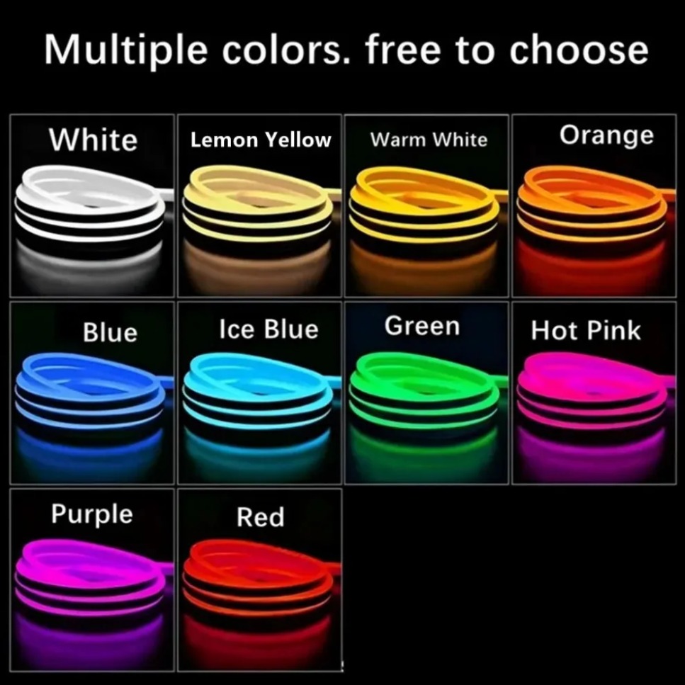 1-5m Neon Lichtstrip 6mm DIY L - Outdoor Power Strip Weatherproof recensie en prijs